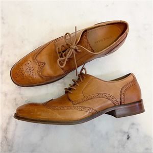 for @camcrane1 Cole Haan Cognac Aged Leather Wingtip Oxfords